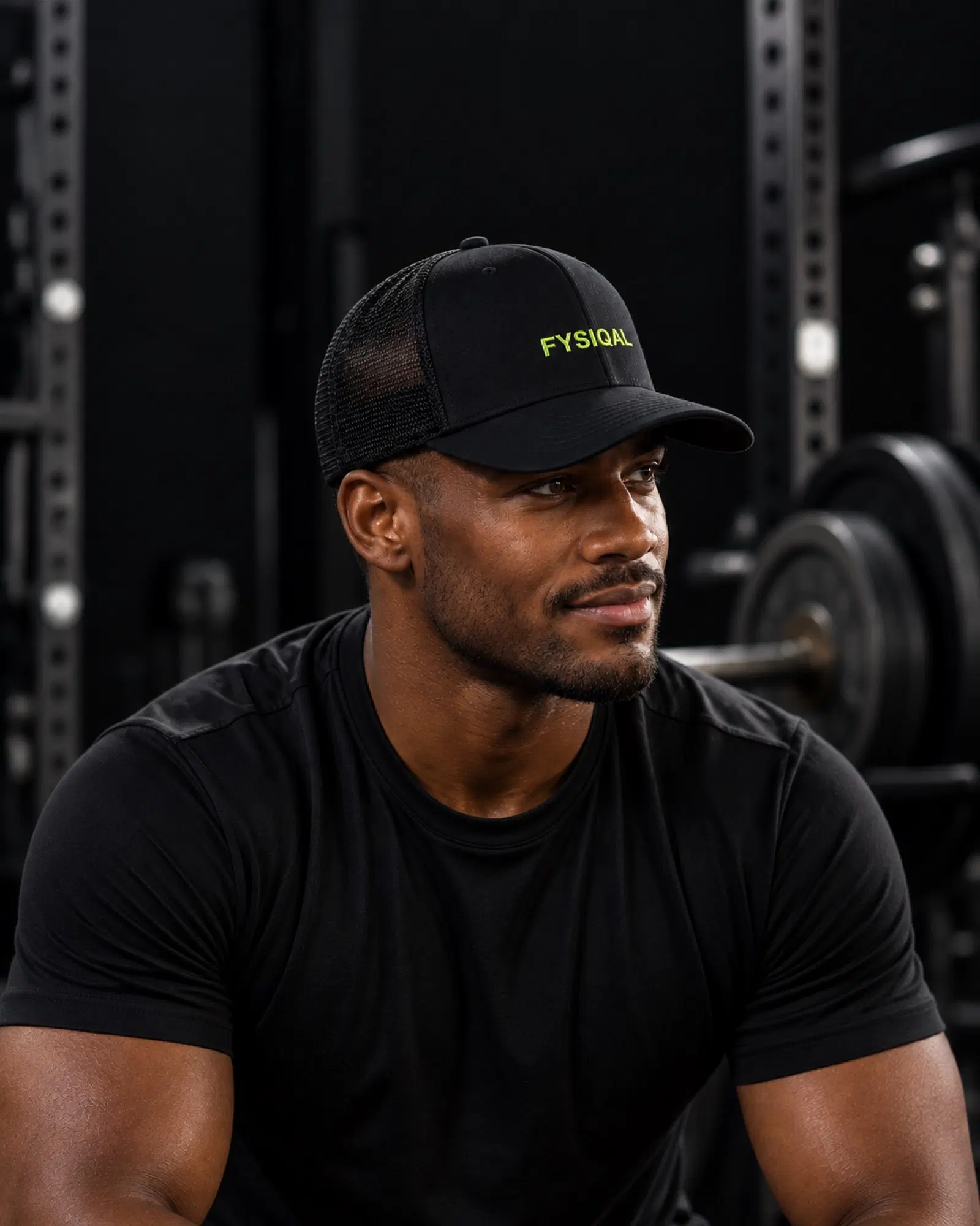 Fysiqal Trucker Cap, worn by a model