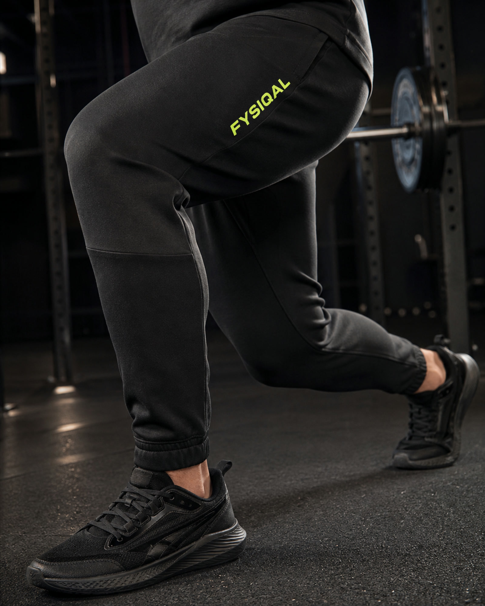 Fysiqal Wordmark Joggers, worn by a model
